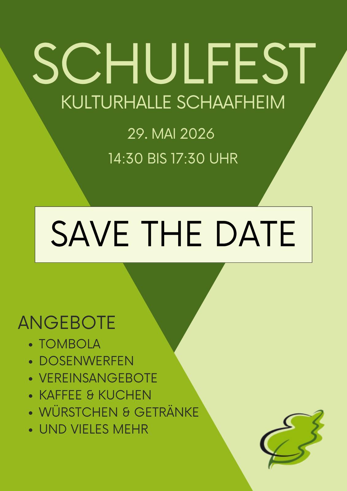 Schulfest am 29.05.2026